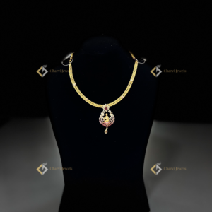 Divine Deity Gold Necklace - Bridal jewellery consultation near me in RS Puram Coimbatore