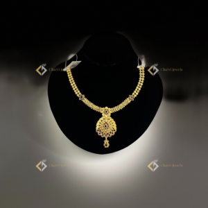 Floral Filigree Gold Necklace - Award-winning unique wedding jewellery designers near me