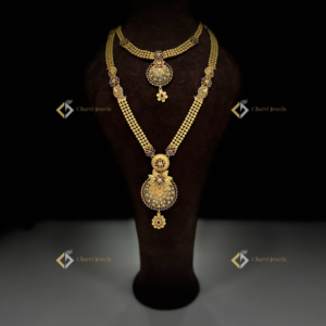 Golden Bloom Filigree Necklace - Personalized wedding jewellery design services in RS Puram