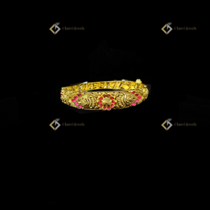 Golden Blossom Ruby Ring - Where to buy unique diamond wedding sets near me