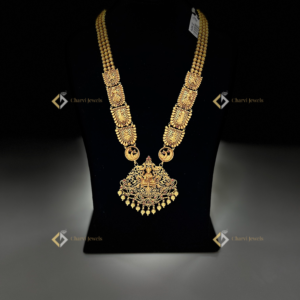 Grand Deity Ruby Necklace - Best place for custom wedding jewellery near me in Coimbatore