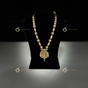 Heritage Lakshmi Gold Filigree Necklace - Luxury bridal jewellery store Coimbatore (RS Puram)