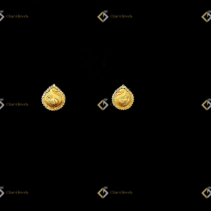 Peacock Heritage Small Earring - Modern bridal jewellery stores near me in RS Puram